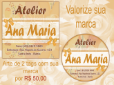 Kit tags artesanato